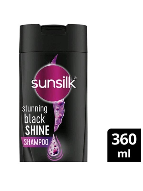 Sunsilk Co-creations Stunning Black Shine Shampoo 360ml
