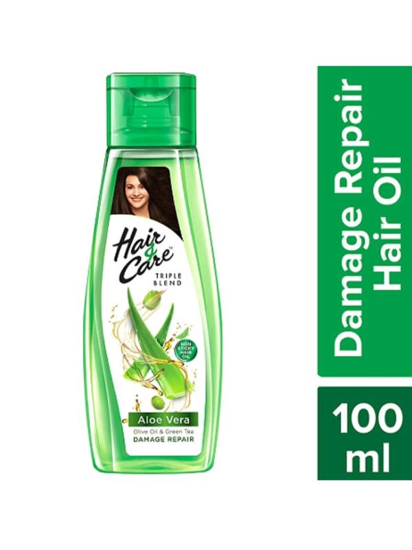 Hair & Care Aloe Vera, Olive Oil & Green Tea Damage Rapair Hair Oil 100ml