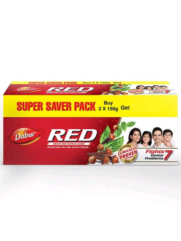 Dabur Red Toothpaste 150g(Pack Of 2)