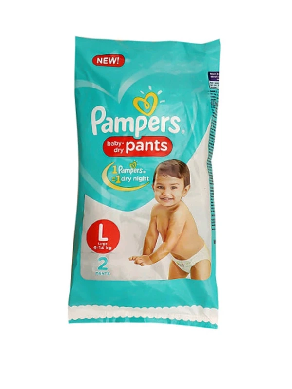 Pampers Baby Dry Pants (L) 2 Count (9-14kg)