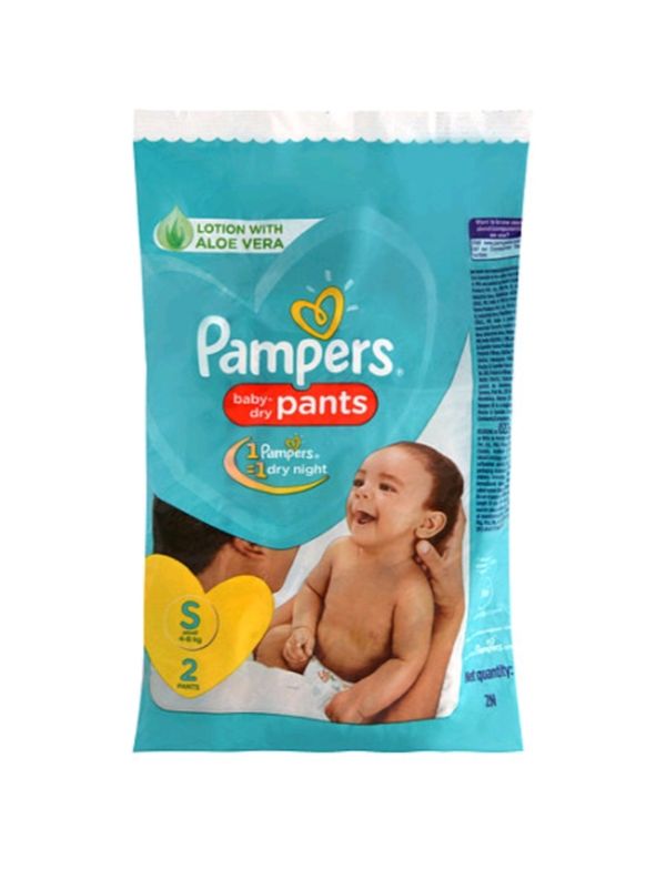 Pampers Baby Dry Pants (S)2count(4-8kg)