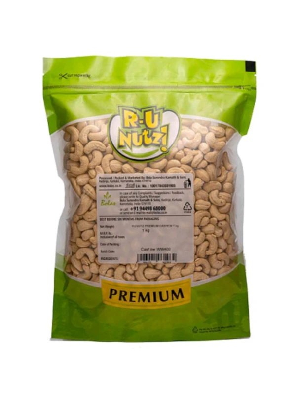 R-u Nutz Prium Cashews 1kg