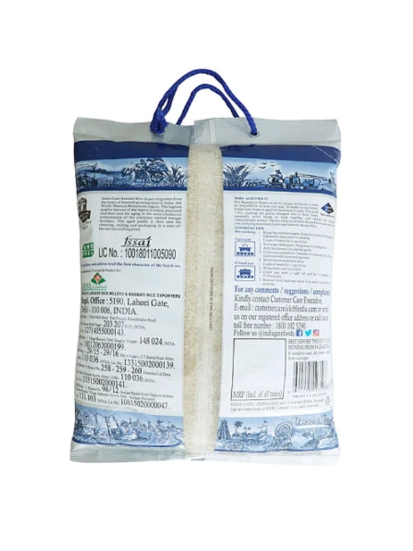 India Gate Super Basmati Rice 5kg