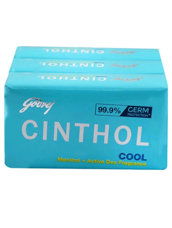 Cinthol Cool Deo Soap With Menthol 125g(Pack Of 3)
