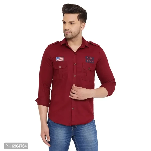 Cargo Double Pocket Shirt For Men - Xl