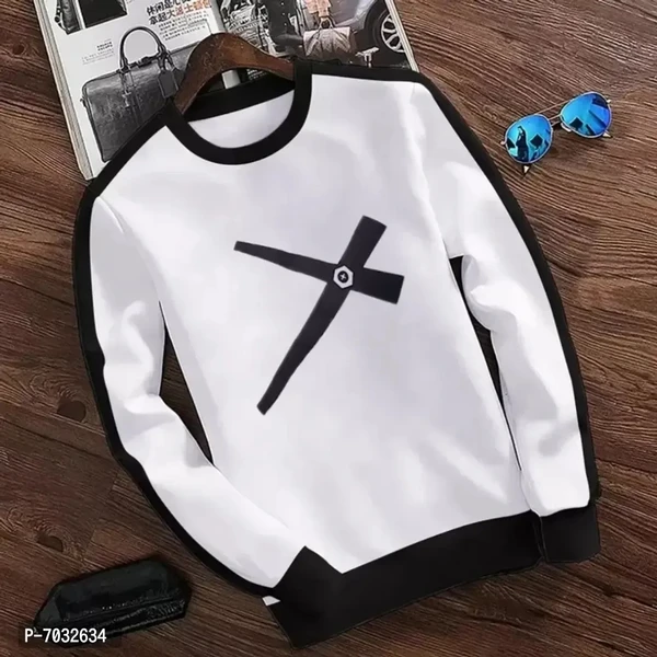 Men's Polycotton Polo Collar T-shirt - White, XXL