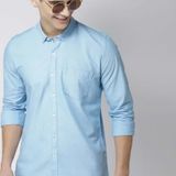 Men's Regular Fit Cotton Solid Casual Shirts - XL