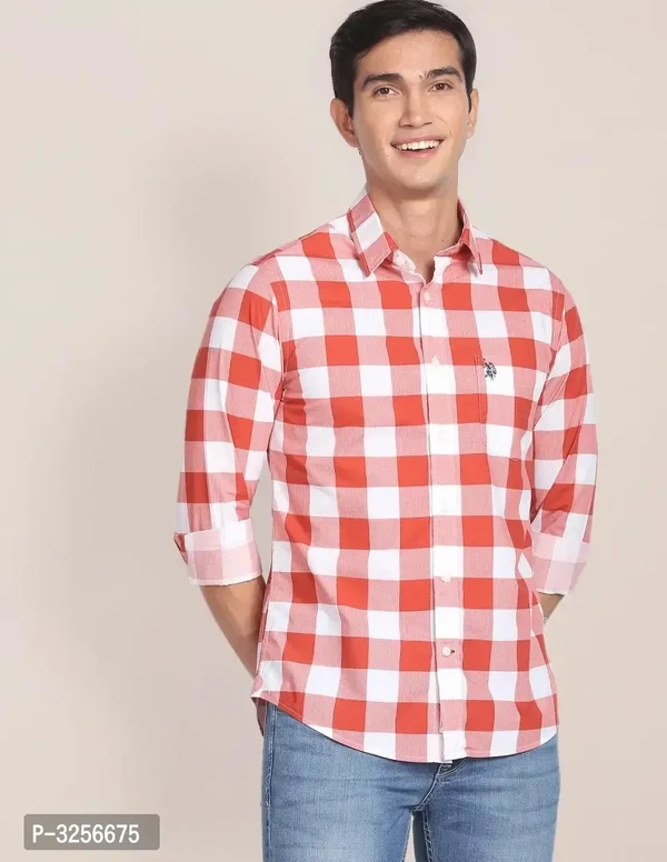 Party Wear Polycotton Shirt For Men  - L