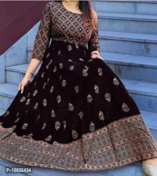 Fancy Rayon Kurti For Women  - XXL