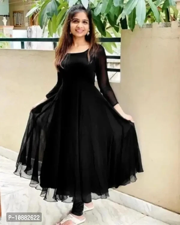 Fancy Georgette Gown For Women  - XL