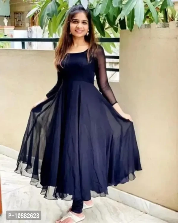 Fancy Georgette Gown For Women - XXL