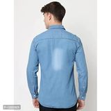 Mens Regular Fit Cotton Doted Casual Shart - M