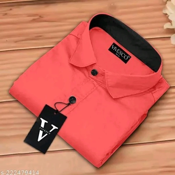 Fancy Modern Men Shirts - M, Web Orange
