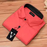Fancy Modern Men Shirts - XL, Web Orange