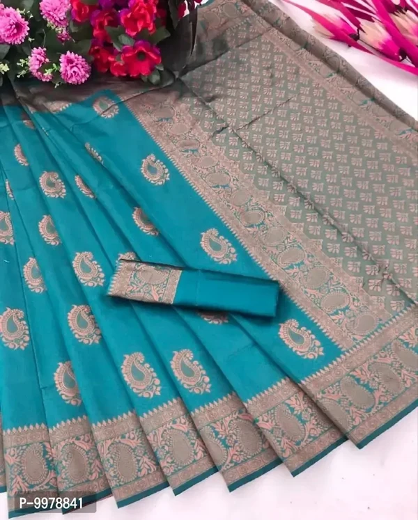 Classic Art Silk Woven Saree with Blouse piece