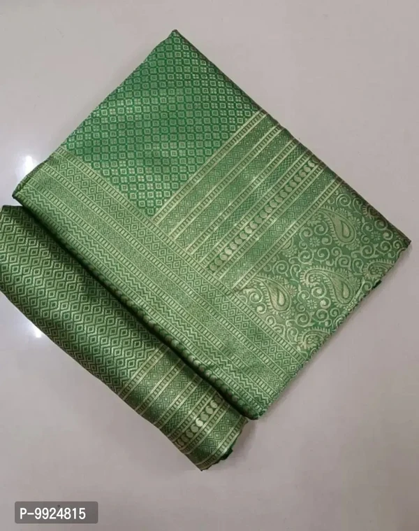 Festive Art Silk Zari Woven Saree with Blouse Piece 