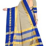 RAINBOW Hathi Fabulous Cotton Silk Jacquard Saree with Blouse Piece