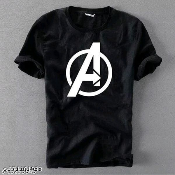 Men's Regular Fit Avengers Polycotton T-shirt Regular Fit - L