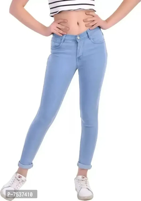 Fashionable Exclusive Womens Skinny fit Jeans Round Pocket. - 28