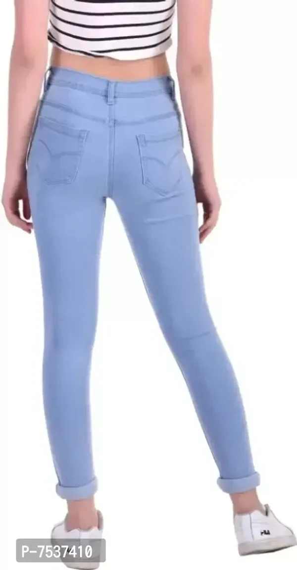 Fashionable Exclusive Womens Skinny fit Jeans Round Pocket. - 34