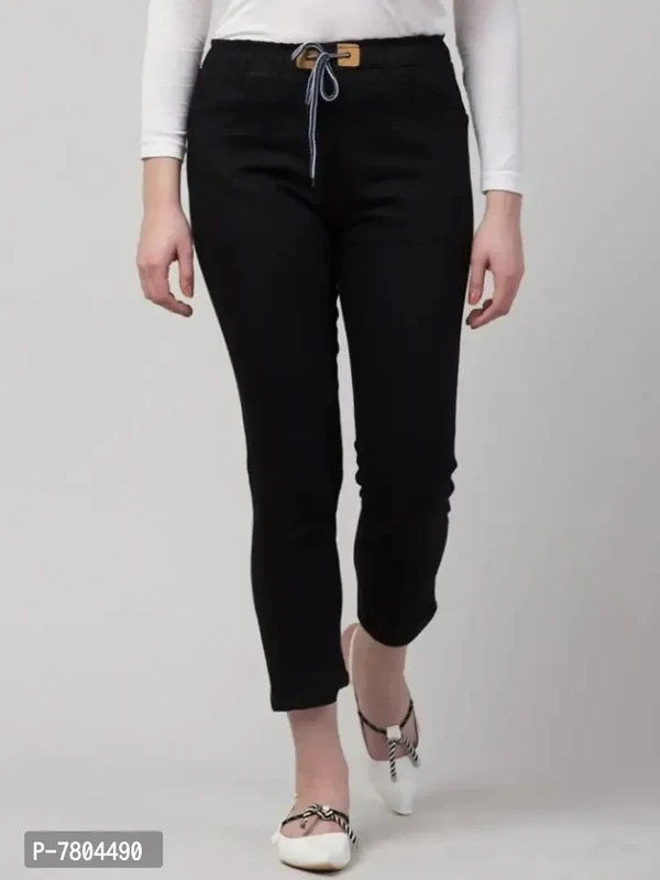 Premium Choice for Women  Girls |  Black Jogger Jeans - 28