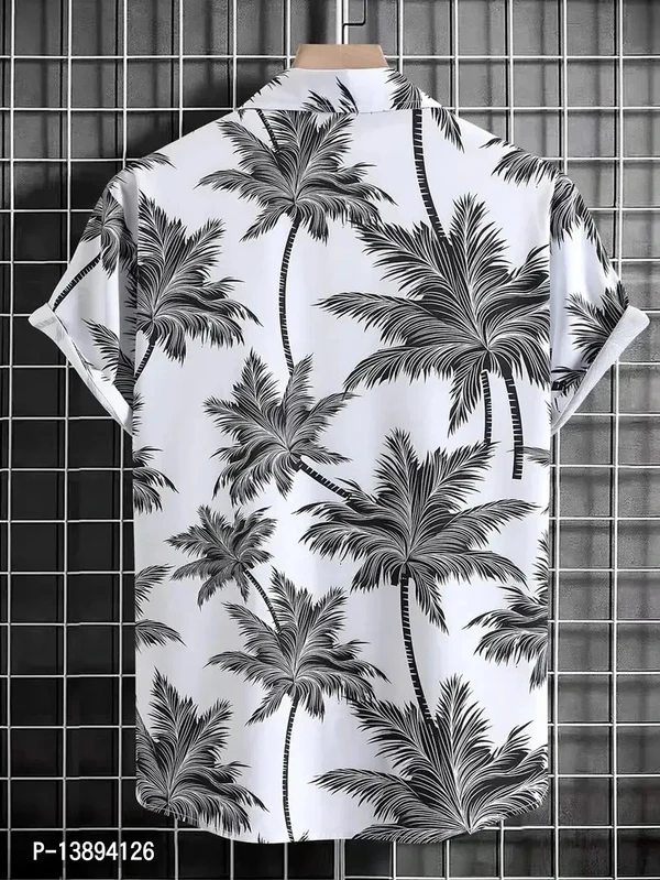 Half Sleev Printed Shirt - M