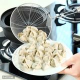 3pcs Stainless Steel Deep Fry Strainer/oil Strainer For Kitchen Jhara Puri