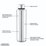 Stainless Steel Water Bottle 1000ml,pack Of 2