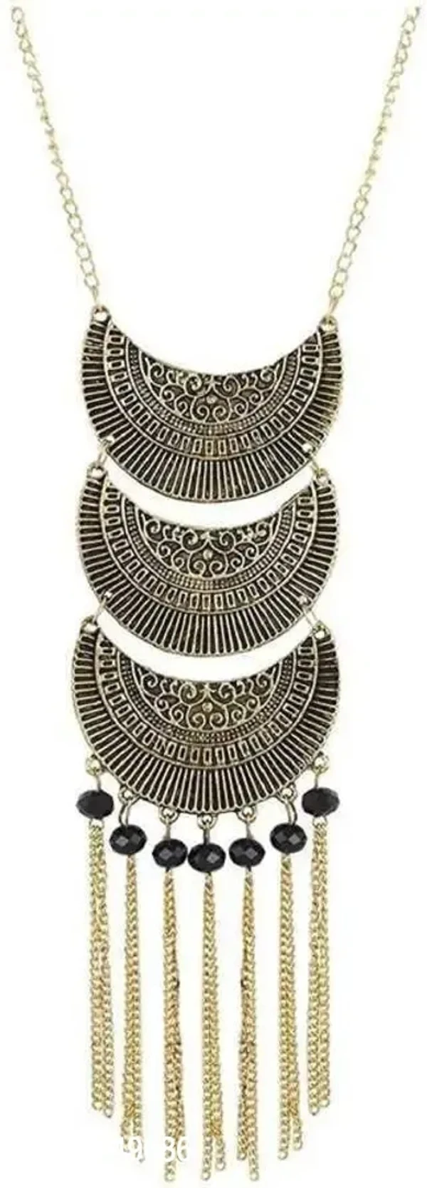 Elegant Oxidised Silver Jewellery Set For Women and Girls 