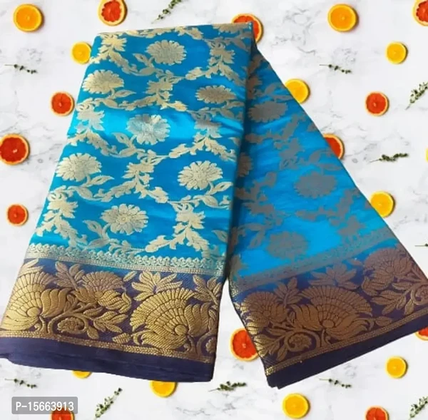 Banarasi Silk Jacquard Sarees with Blouse Piece