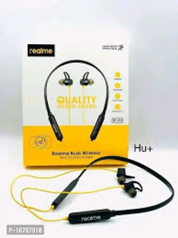 Realme BT-R3 Neckband Hi-fi Stereo Sound Blootooth 5.0 Wireless Headphones Comfo
