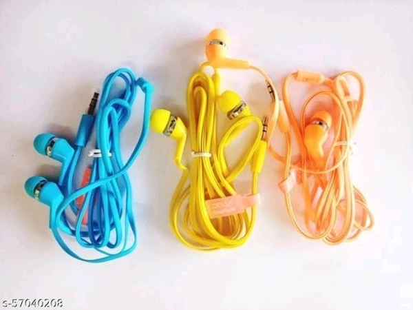 Check Out This Earphone Multicolor Combo Of 3