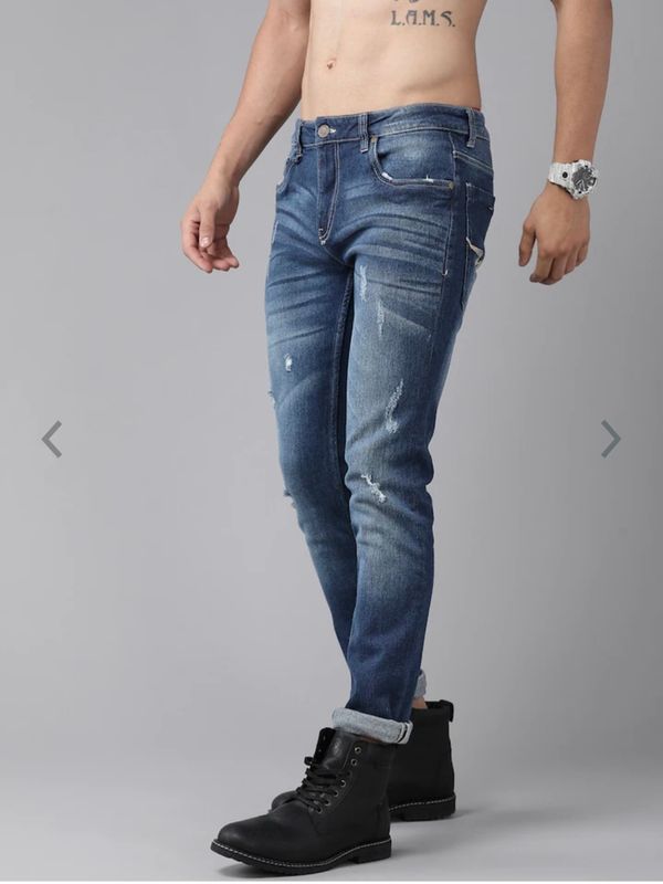 Men's Blue Strachable  Jeans