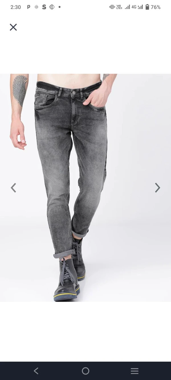 Men Skinny Fit Jeans - 28