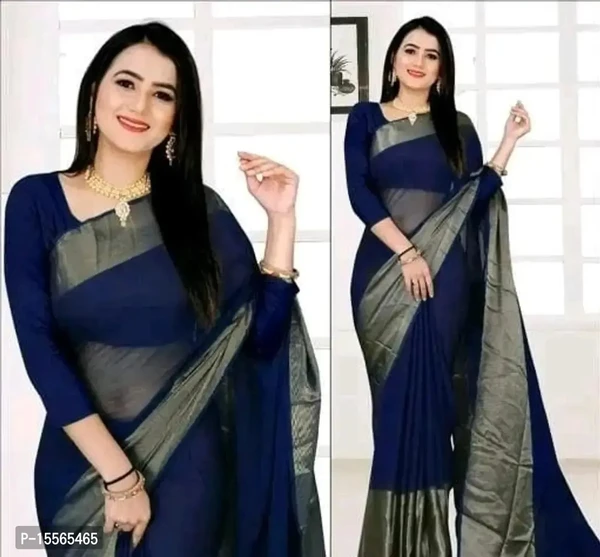 Stylish Fancy Chiffon Saree With Blouse Piece For Women