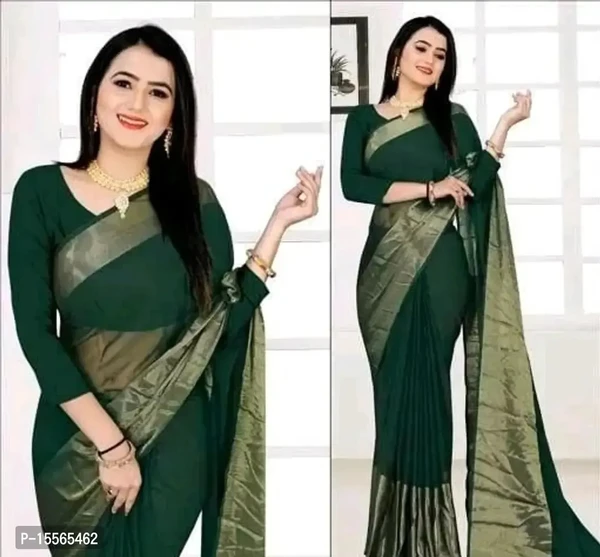 Stylish Fancy Chiffon Saree With Blouse Piece For Women