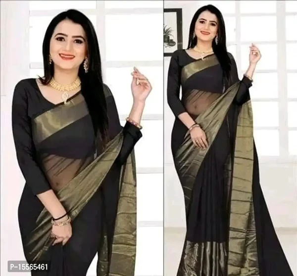 Stylish Fancy Chiffon Saree With Blouse Piece For Women