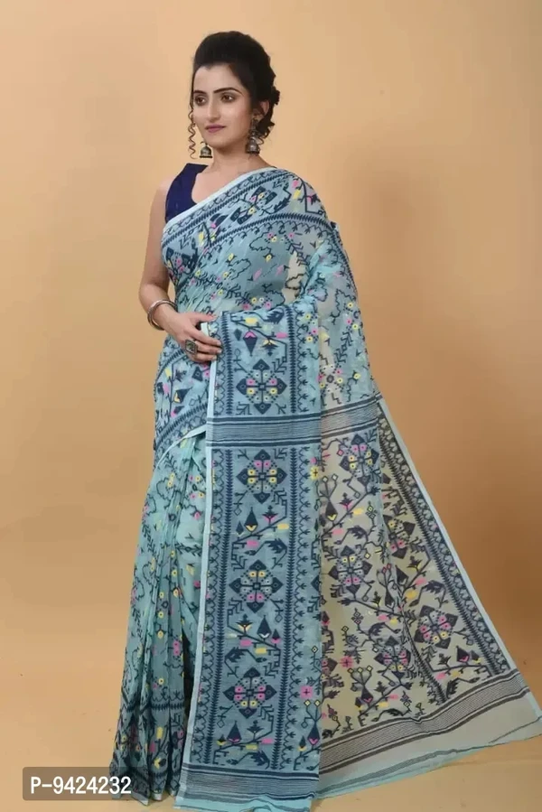 Classy Cotton Jamdhani Saree For Women