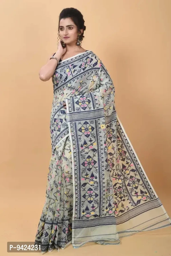 Classy Cotton Jamdhani Saree For Women