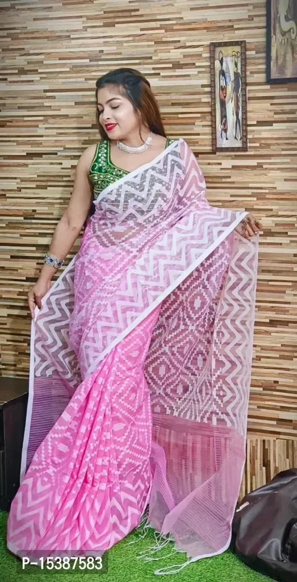 HandLoom Dhakai Jamdani  saree 