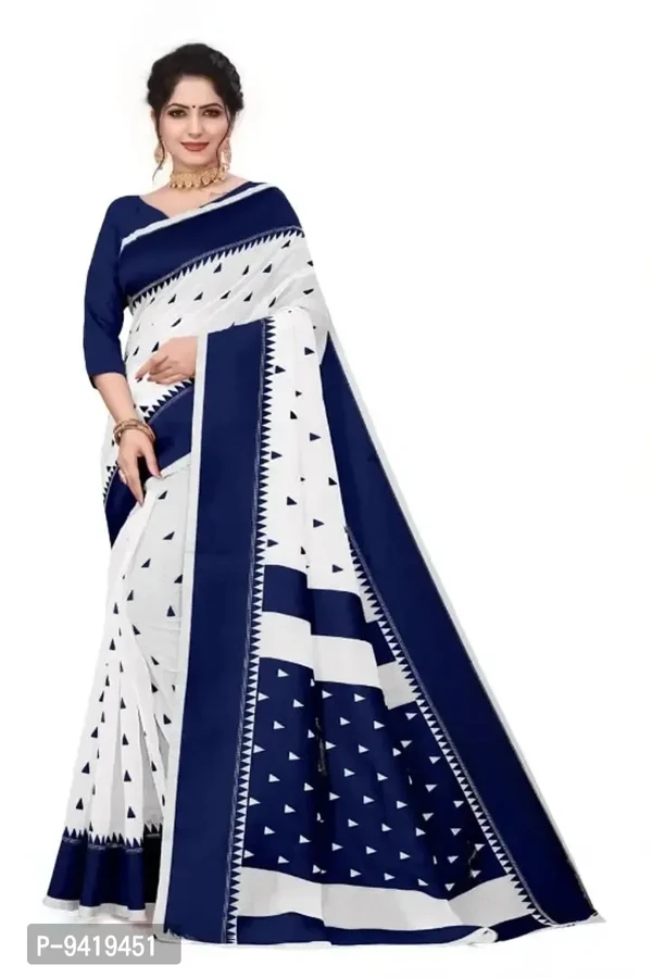 Premium Dark Blue Handwoven Soft Cotton Jamdani Saree 