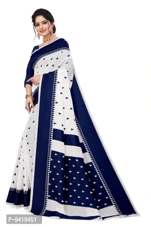 Premium Dark Blue Handwoven Soft Cotton Jamdani Saree 