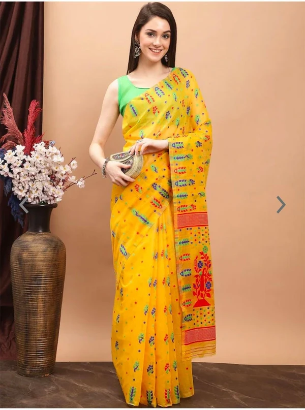 Jamdani Silk Cotton Saree 