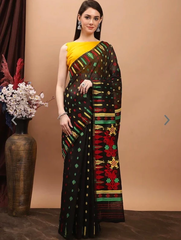 Jamdani Silk Cotton Saree 