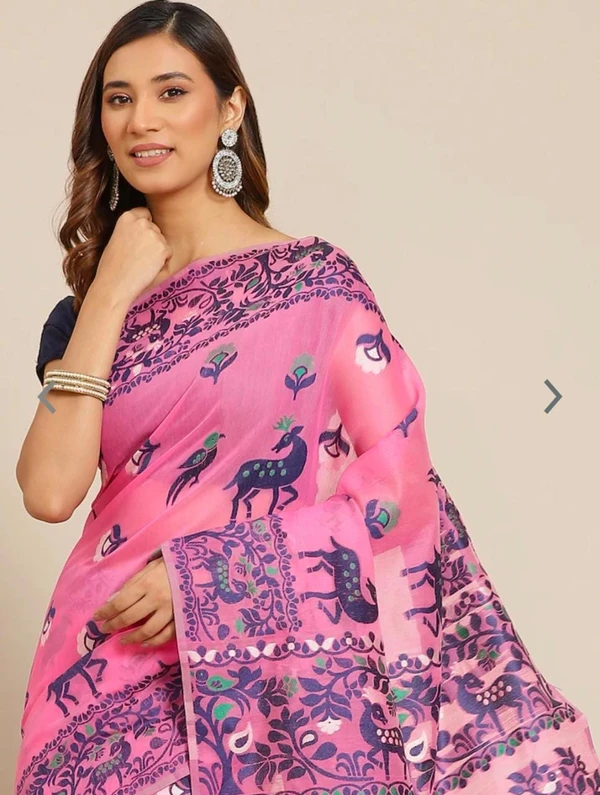 Jamdani Silk Cotton Saree 