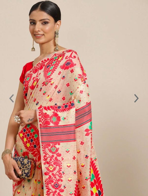 Jamdani Silk Cotton Saree 