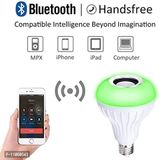 2-watts Led Multicolor Light Bulb With Bluetooth Speaker And Remote C