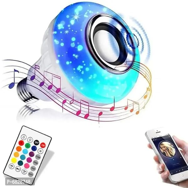 2 Watts Led Multicolor Light With Bluetooth Speaker And Remot C