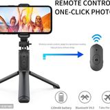Blutooth Selfie Stick With Remote And Selfie Light