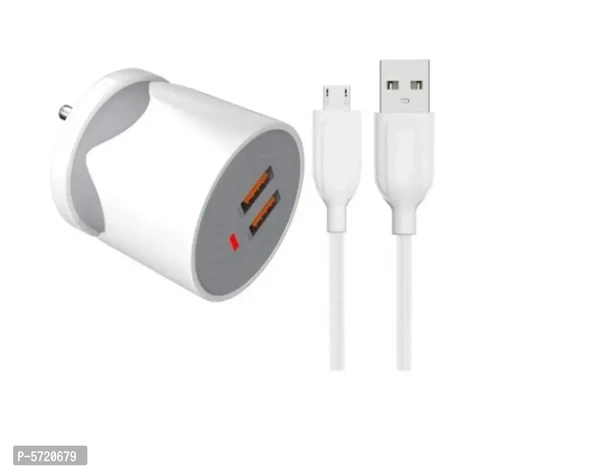 Vizio Fast Charger Power Hub Wall Charger With 3.4 Amp/5v Dual Sub Port Fast Charging Data Cable